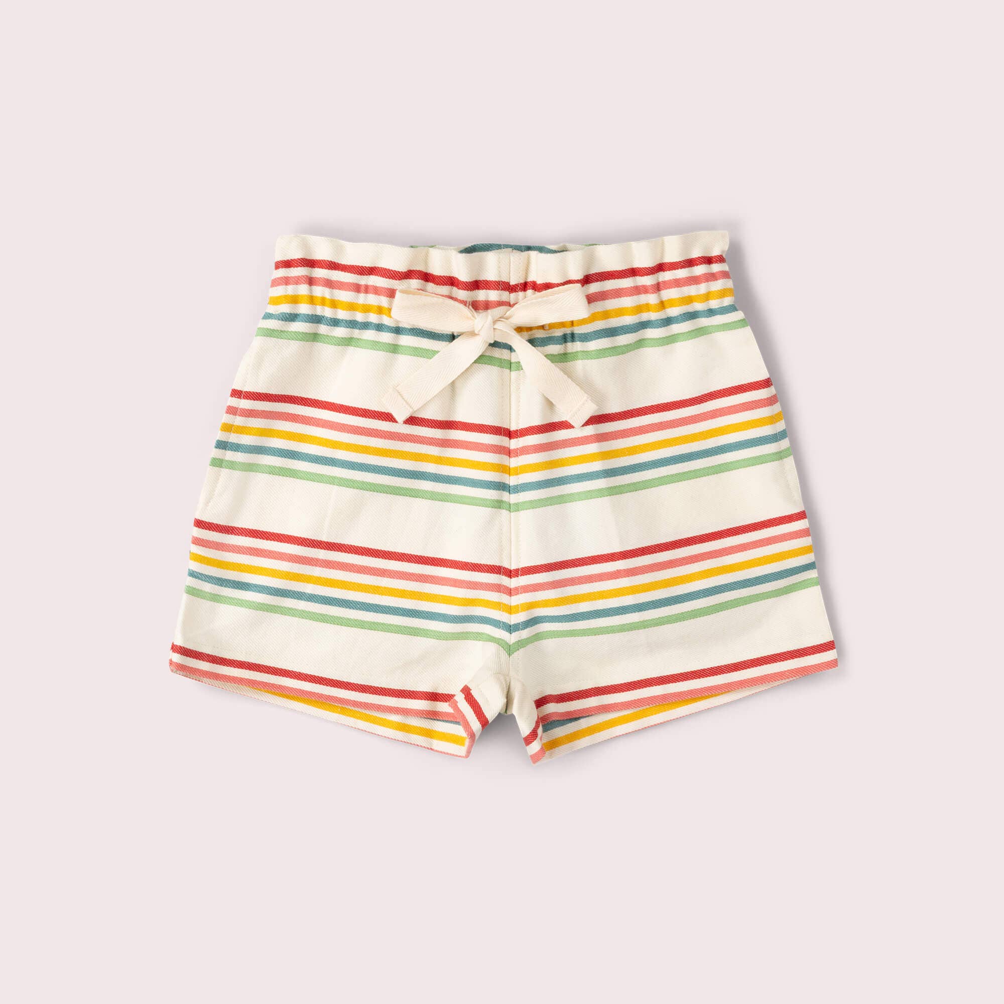 Little Green Radicals Shorts - Børn - Twill - Regnbuestriber