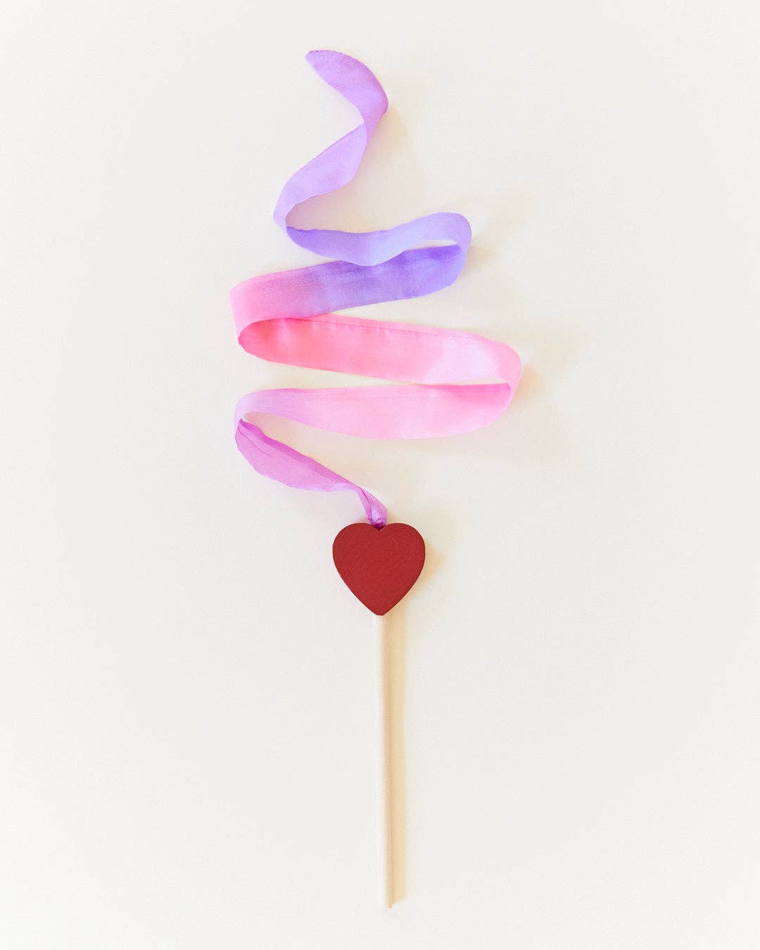 Sarahs Silk Mini Blossom Streamers - Silk & Wood Wand - - MamaMilla
