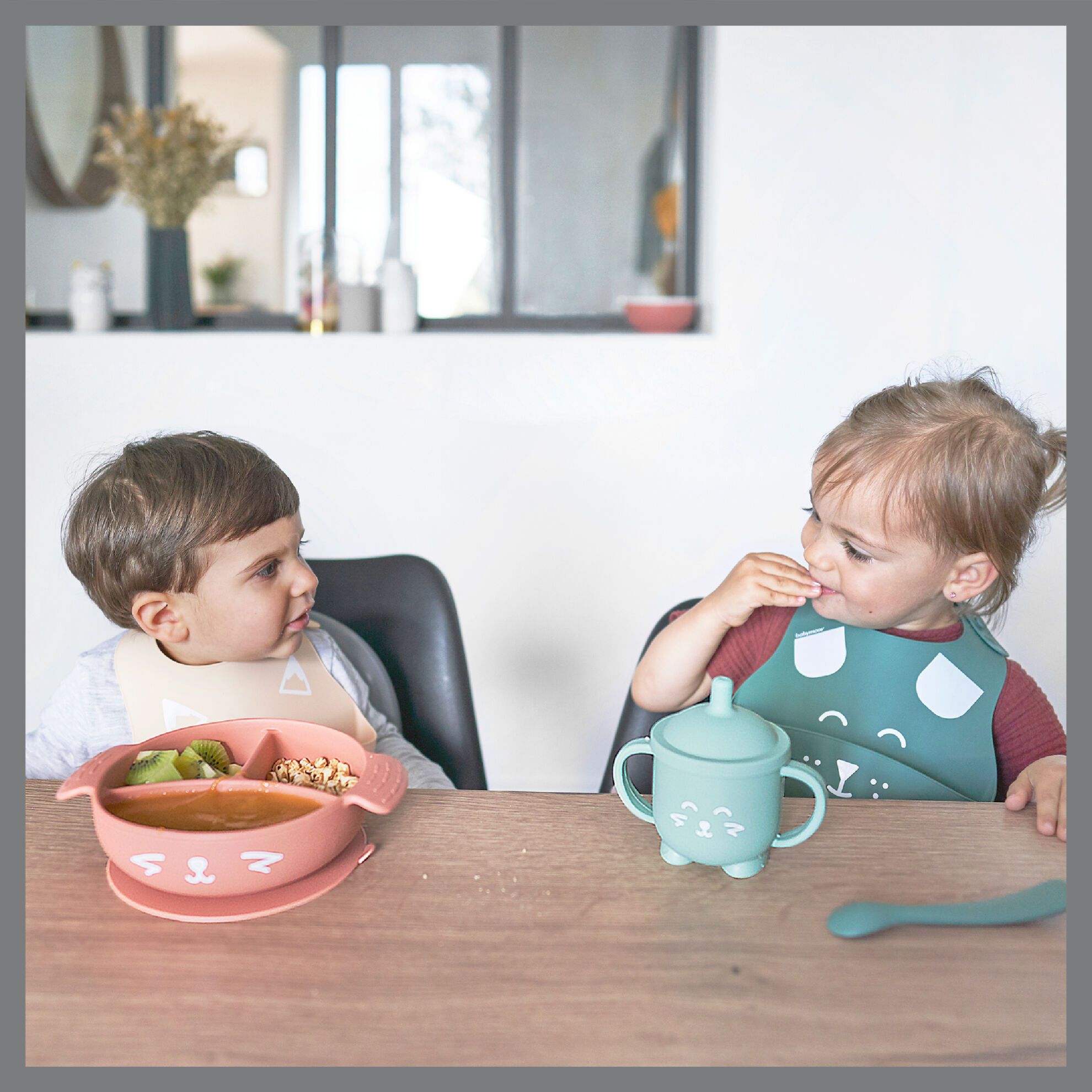 Babymoov Spisesæt 12-24 mdr - Terracotta Ræv - Spisesæt - MamaMilla