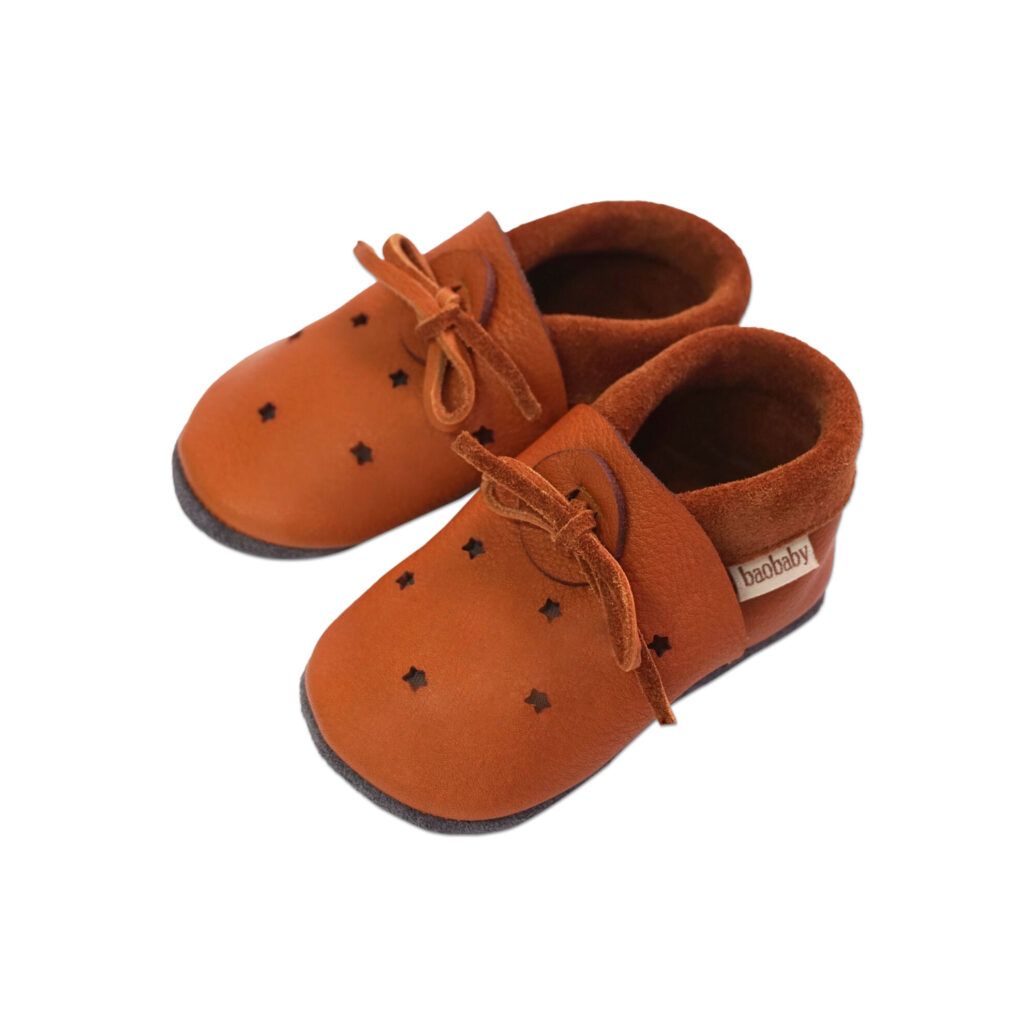 Baobaby Sandaler - Stars Hazelnut S - - MamaMilla