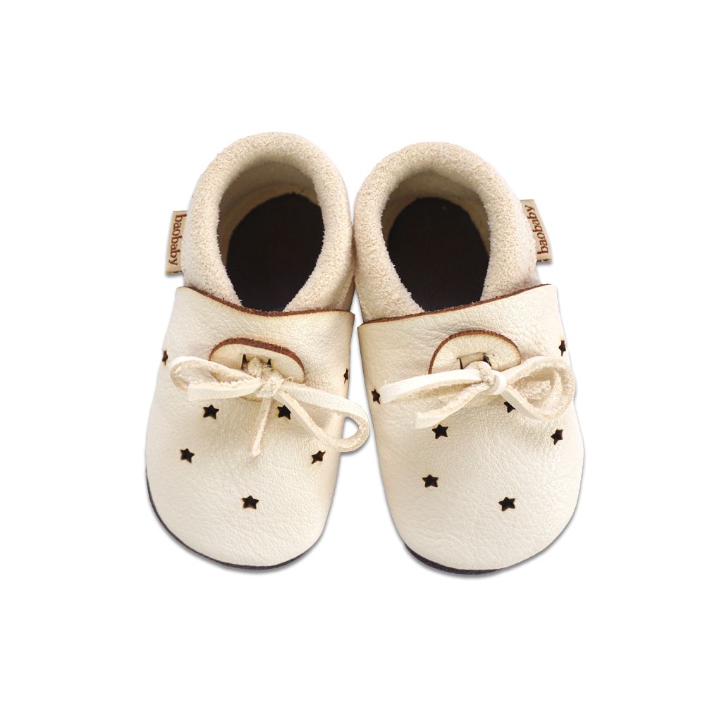 Baobaby Sandalen - Sterren Wit S - - MamaMilla