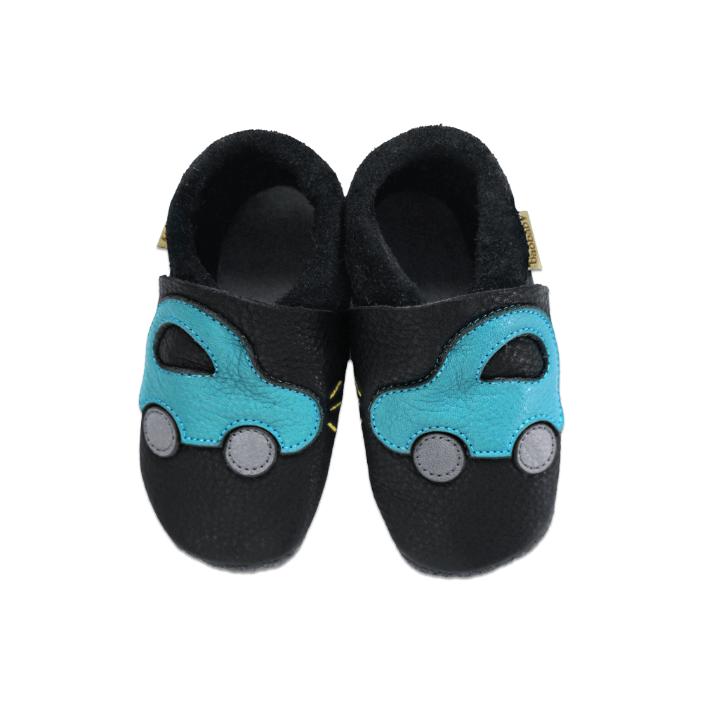 Baobaby Klassisk Babysko - Buggy Black M - - MamaMilla