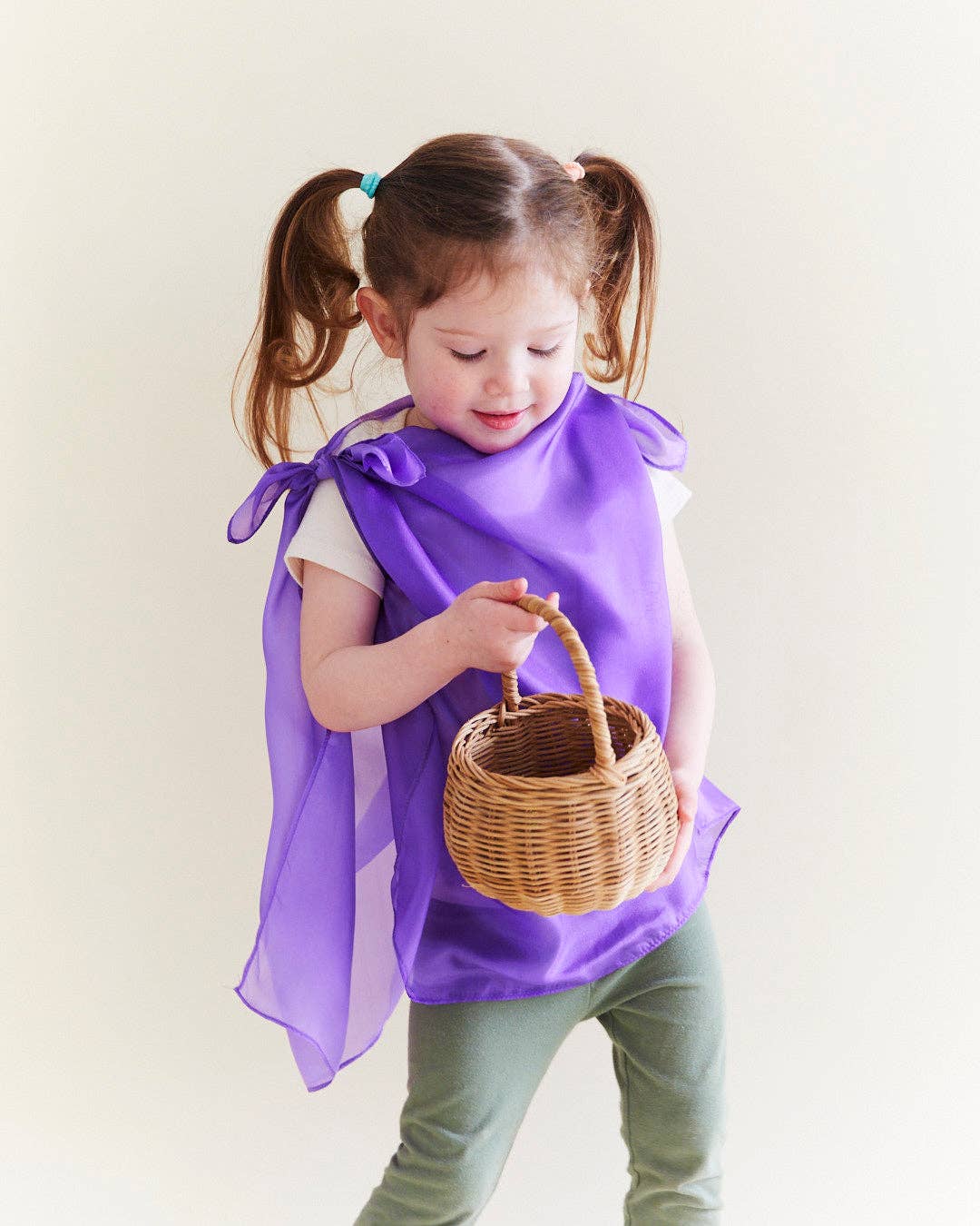 Sarahs Silk Mini Playsilks - Pretend Play 100% Natural Silk Waldorf Toys: Emerald - - MamaMilla