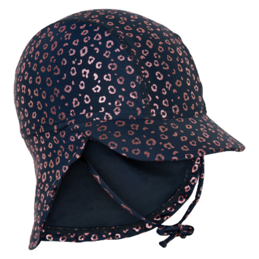 Mikk-line simsolhatt med skärm och halsskärm - Blue Nights - Solhatt - MamaMilla