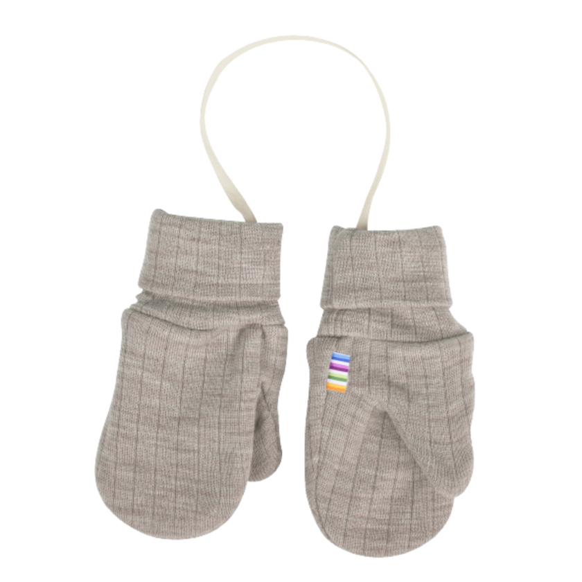 Joha overgangswanten in wol - Sesammelange - Wanten - MamaMilla