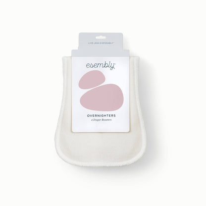 Esembly-inlägg i ekologisk bomull med fleece - 2 stycken - Booster - MamaMilla