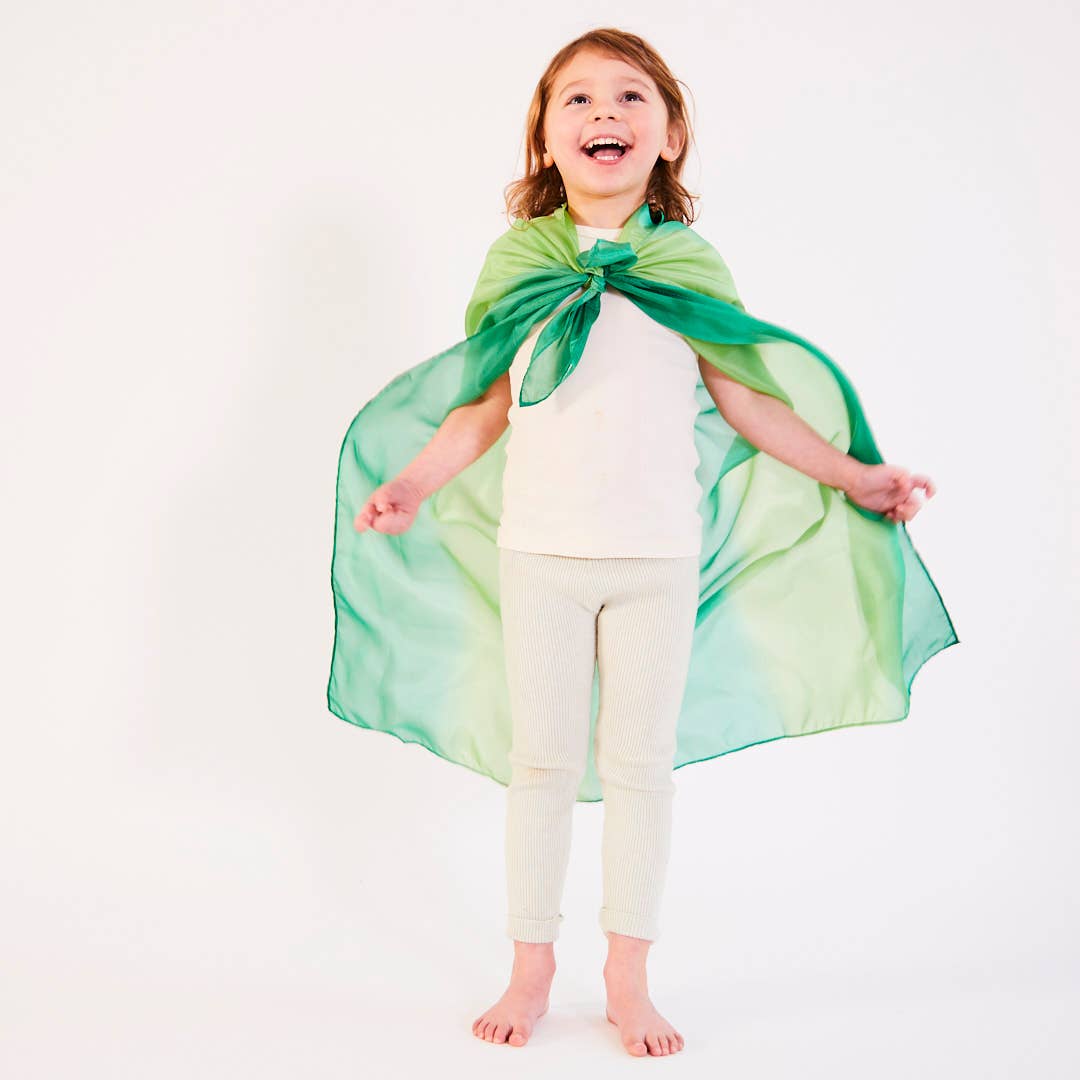 Sarahs Silk Earth Playsilks - Open-Ended 100% Silk, Natural Waldorf Toys: Desert - - MamaMilla