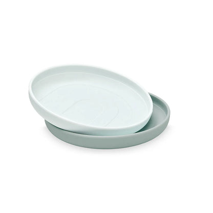Cam Cam Silikontallrikar Regnbåge - 2-pack - Blue Mix