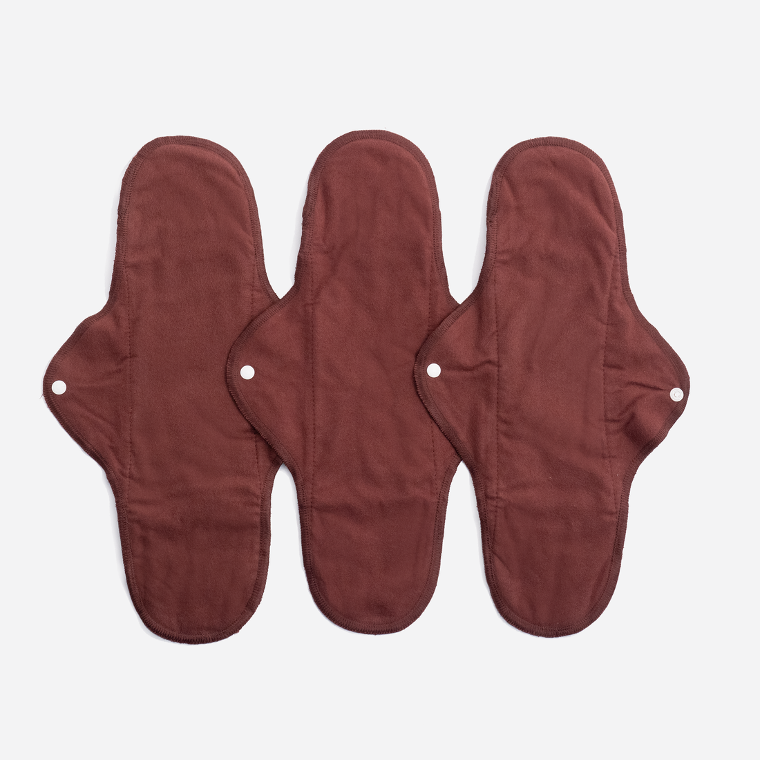 Imse Vimse Serviette (Stoffwindel) aus Bio-Baumwollflanell – 3 Stück – Braun – Serviette – MamaMilla