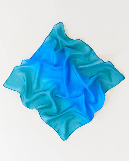 Sarahs Silk Earth Playsilks - Open-Ended 100% Silk, Natural Waldorf Toys: Forest - - MamaMilla