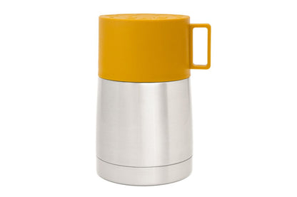 Flafre Thermische container - Geel - Lunchbox met thermoskan - MamaMilla