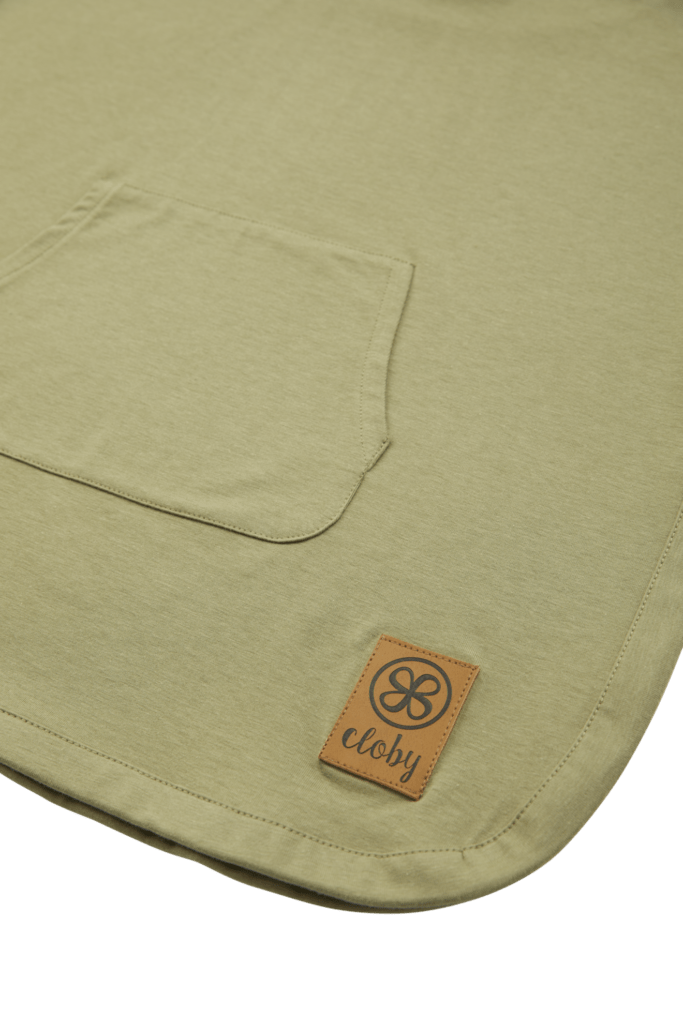 Cloby UV Poncho - Olivgrön 3-5 år - - MamaMilla