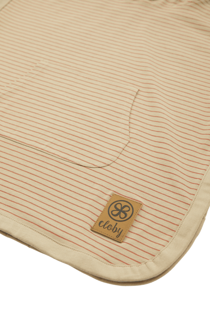 Cloby UV-Poncho – Sandy Beach/Peanut Brown 1–3 Jahre – – MamaMilla