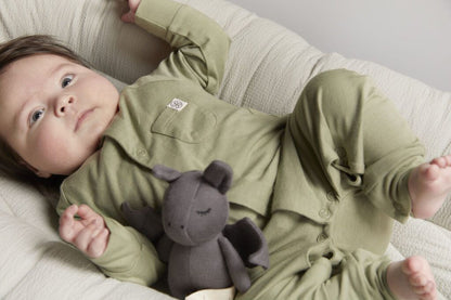 Cloby UV Playsuit - Olivgrön 62/68 - - MamaMilla