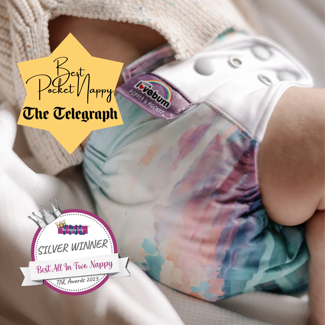 Little Lovebum Luier met Rekbare Vleugels - Luier - MamaMilla