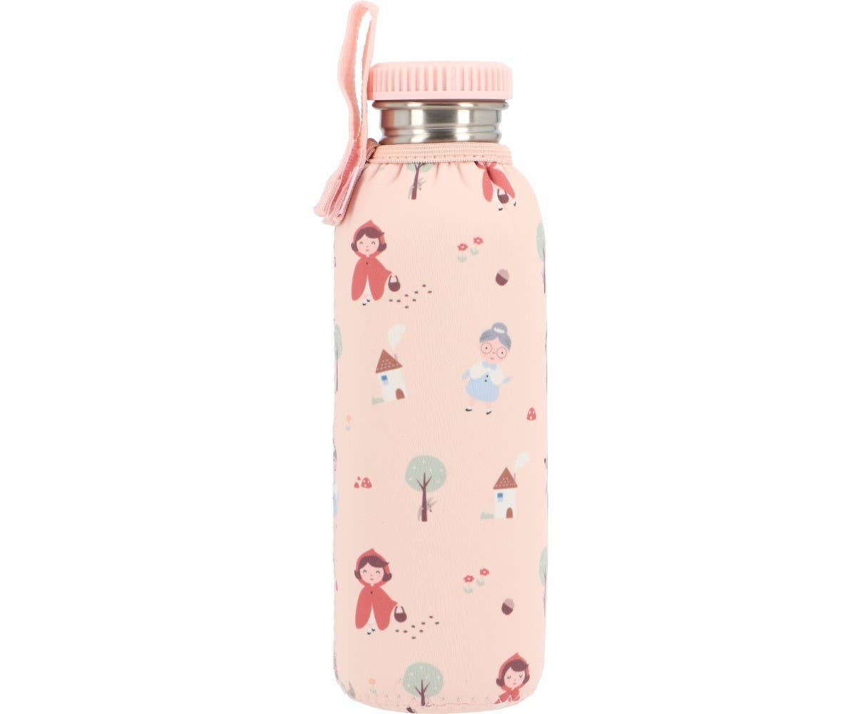 Tutete drikkedunk i rustfrit stål med neopren cover - 750 ml - Little Red
