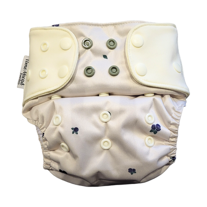 Svenska Skogen | Pocket blöja Stretch | 5-17kg: Humleblommor beige / Inga inlägg - - MamaMilla