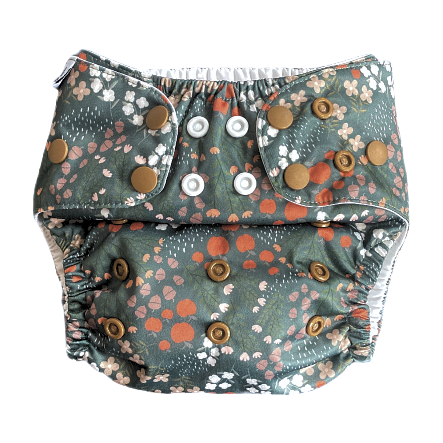 The Swedish Forest | Pocket Diaper | Slim 3-15kg: Dalablomster / No inserts - - MamaMilla
