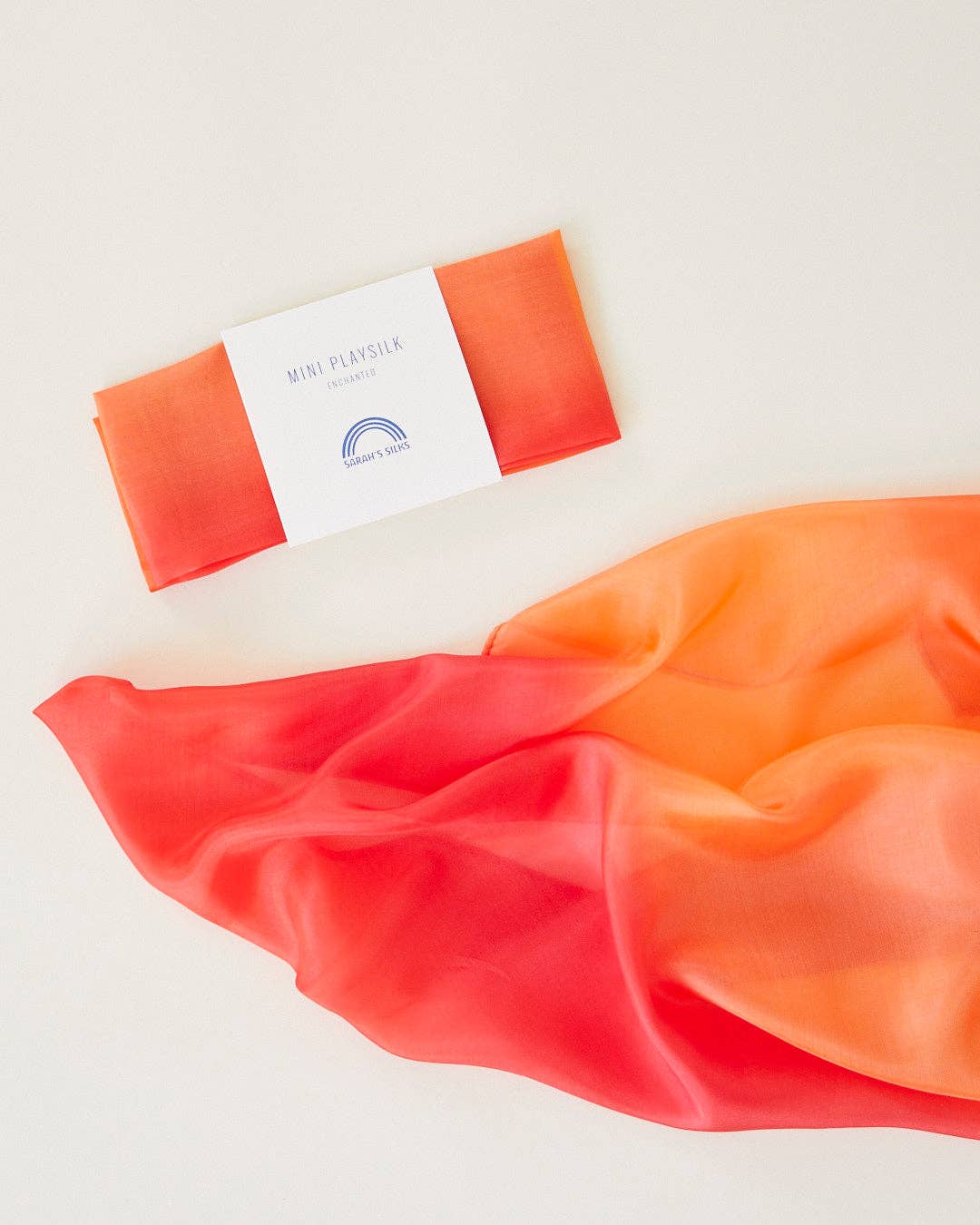Sarahs Silk Mini Enchanted Playsilks - 100% Silk Natural, Waldorf Toys: Sea - - MamaMilla