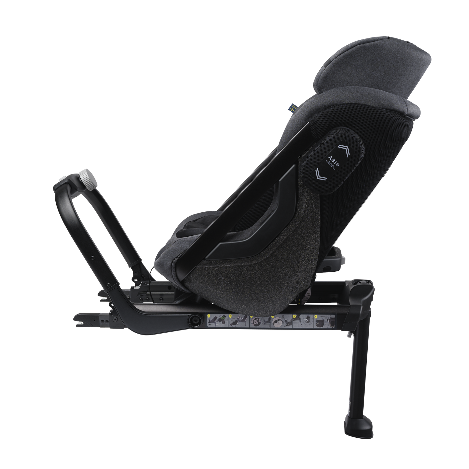 Axkid ONE 2 - Granit Melange - iSize 61-125 cm- ERBJUDANDE - 61-125 cm (3 månader till 7 år) - MamaMilla