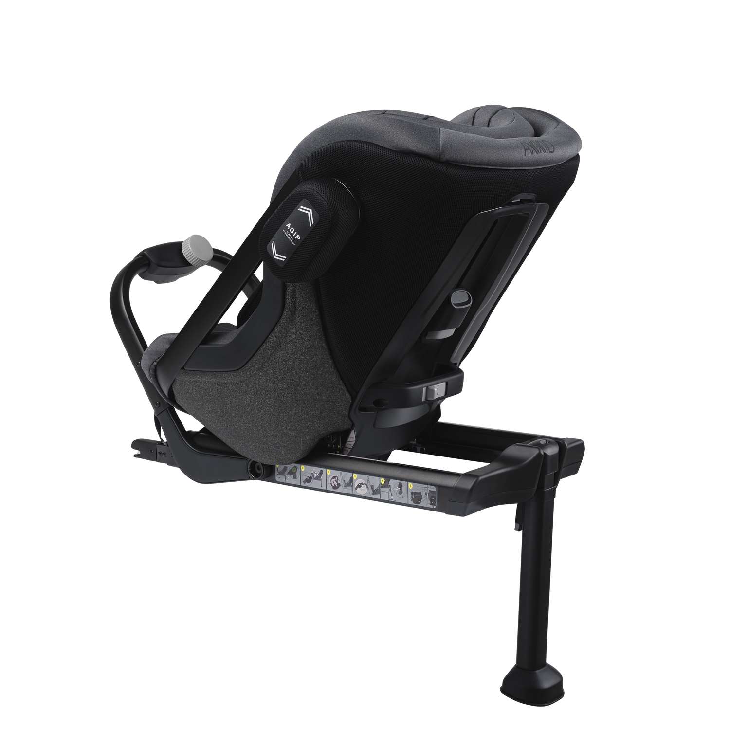 Axkid ONE 2 - Granit Melange - iSize 61-125 cm- ERBJUDANDE - 61-125 cm (3 månader till 7 år) - MamaMilla