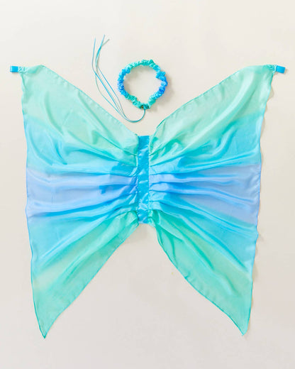 Sarahs Silk Silk Sea Wings - for Fairy Dress-Up Play - - MamaMilla