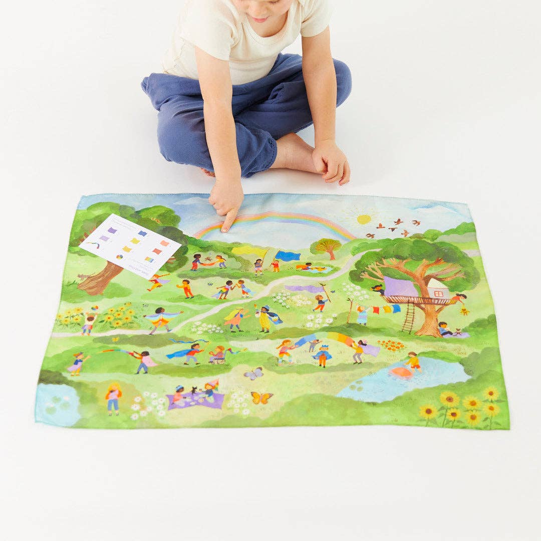 Sarahs Silk 30 Ways to Play Seek &amp; Find Activity Playsilk - - MamaMilla