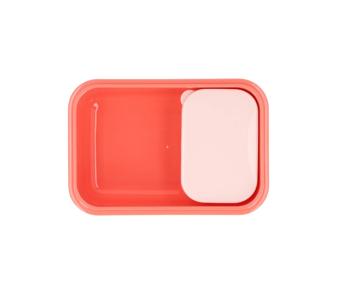 Tutete bento madkasse med gaffel - Stripes Bloom &amp; Blush