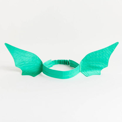 Sarahs Silk Green Dinosaur Ears Headband - - MamaMilla