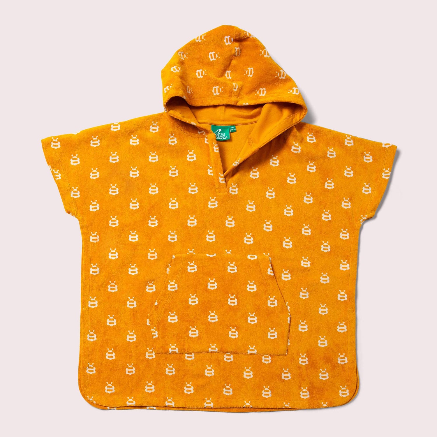 Little Green Radicals Badeponcho/Strandponcho - Børn - Med Hætte - Bier