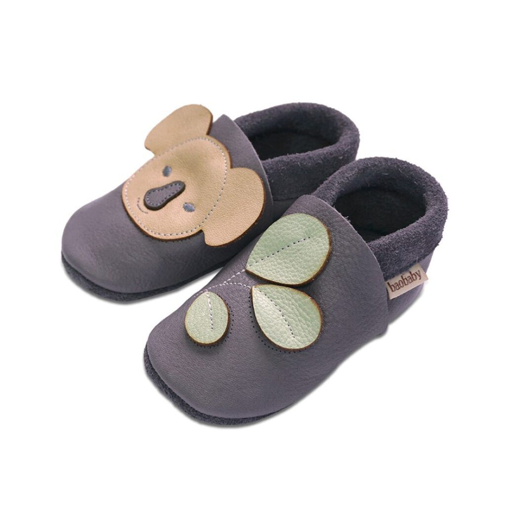 Baobaby Klassisk Babysko - Koala L - - MamaMilla