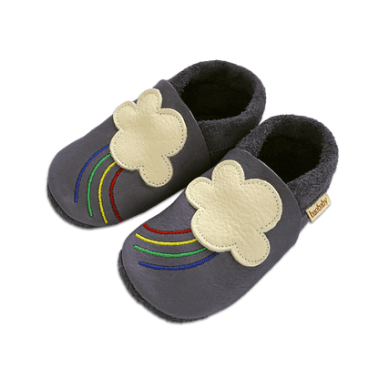 Baobaby Klassisk Babysko - Rainbow M - - MamaMilla