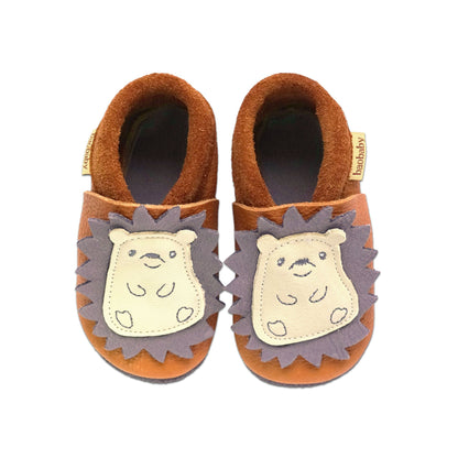 Baobaby Classic Babyschuhe – Spikey Curry M – – MamaMilla