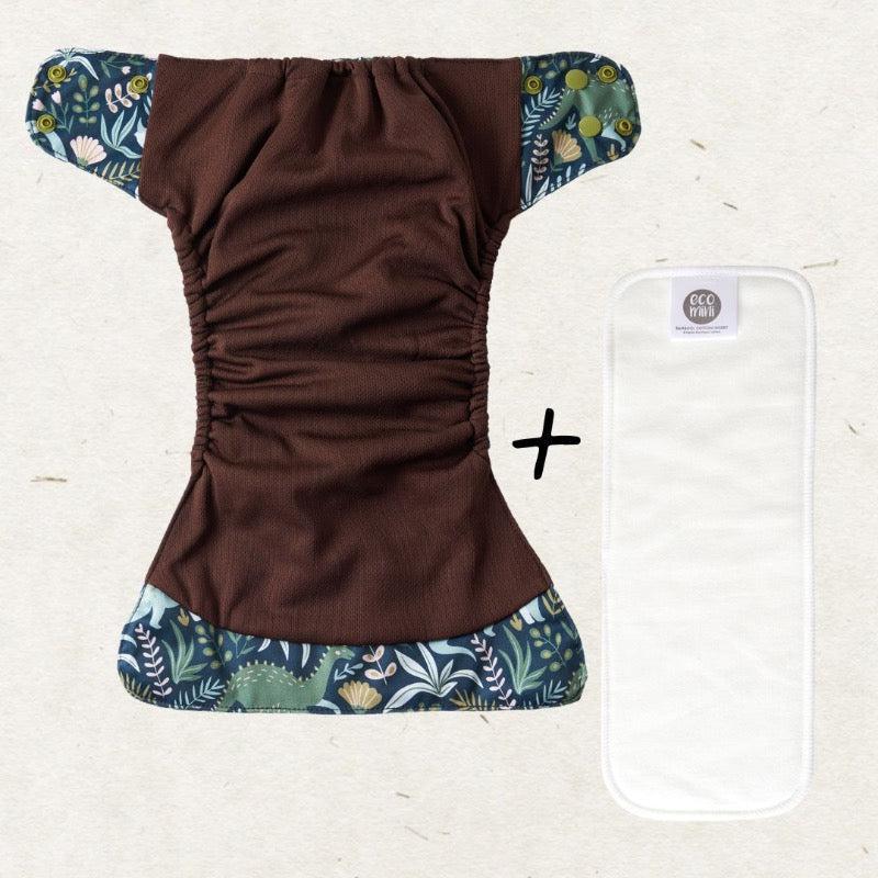 One Size Coolmax Pocket Diaper. Alora - - MamaMilla