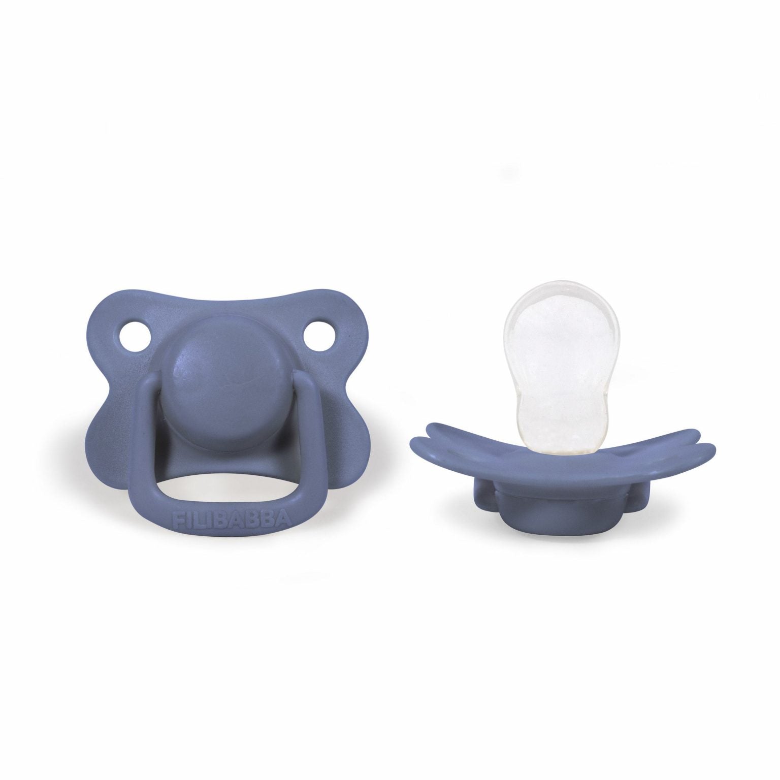 Filibabba 2 pakje speentjes - Sample - Poederblauw - 0-6 maanden - Fopspeen - MamaMilla