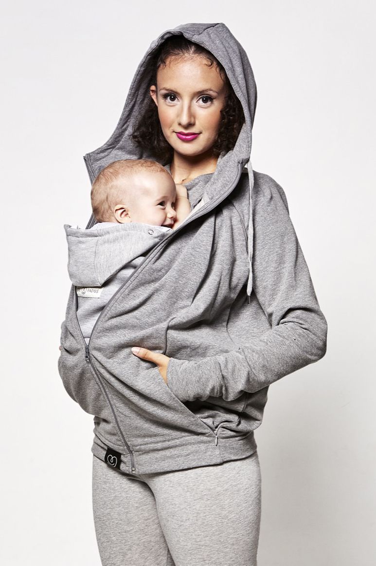Love Radius Parents Hoodie - Grey L - - MamaMilla