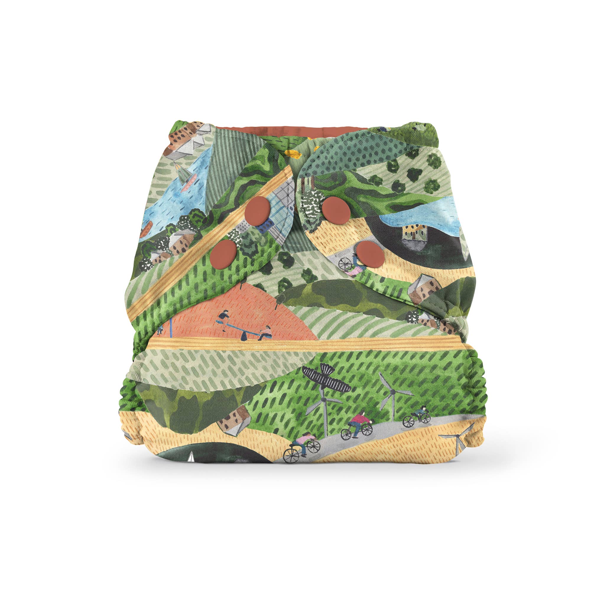 Ytter (+ simblöja): Winter Water Factory Wild Cats / Storlek 2 (18-35 lbs) - - MamaMilla
