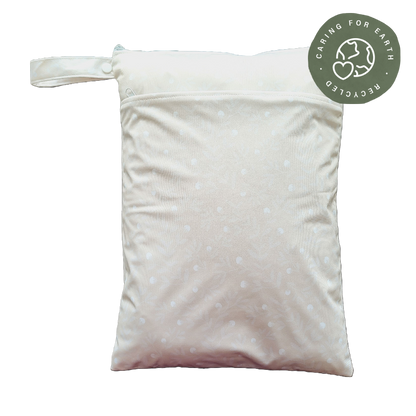 Svenska Skogen | Wetbag medium: Humleblommor gröna - - MamaMilla