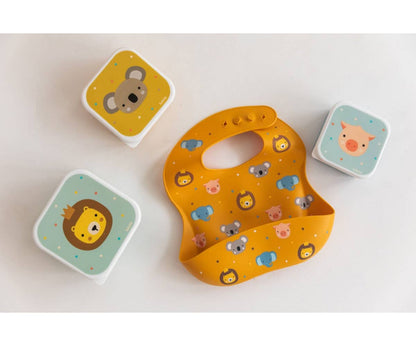 Tutete madkasser 3-pak - Animal Friends