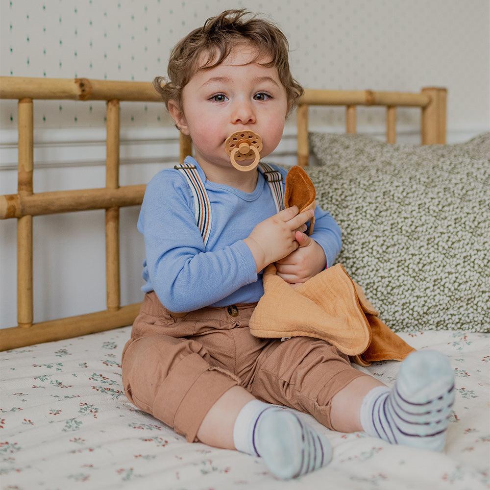 BIBS Kangaroo muslin sutteklud "Cloud" (økologisk bomuld) - MamaMilla