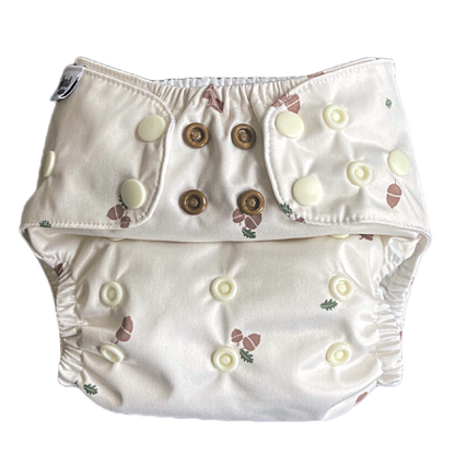 The Swedish Forest | Pocket Diaper | Slim 3-15kg: Smultron / No inserts - - MamaMilla