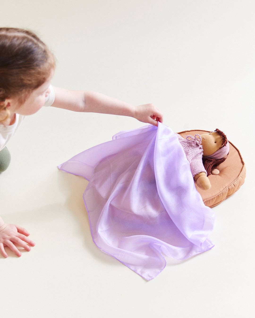 Sarahs Silk Mini Playsilks - Pretend Play 100% Natural Silk Waldorf Toys: Royal - - MamaMilla