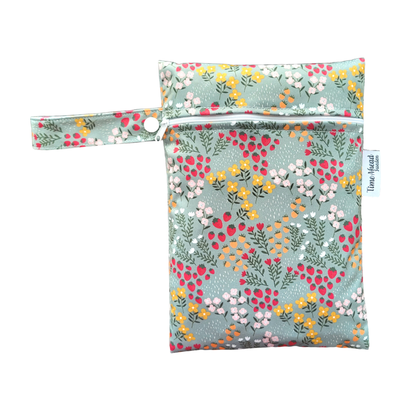 The Swedish Forest | Small wetbag: Humleblomster grön - - MamaMilla
