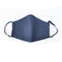 Fidella Masker - Chevron/Denim Blauw met elastiek - - MamaMilla