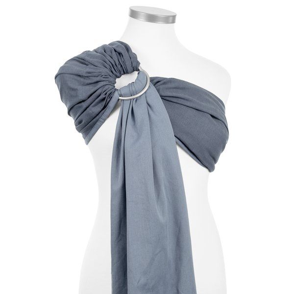 Fidella Ringsele - Chevron - Denimblå - - MamaMilla