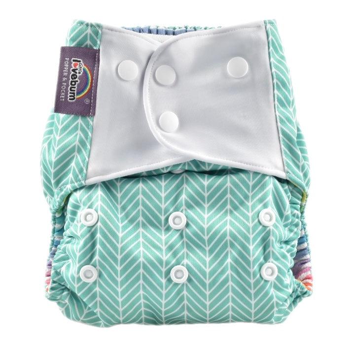 Little Lovebum Luier met Rekbare Vleugels - Luier - MamaMilla