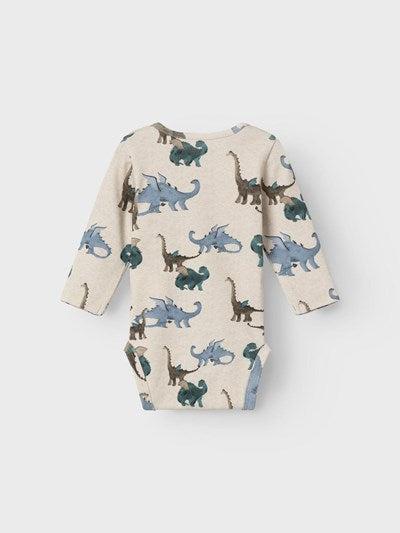 Name it body - Drake - Drakar med vingar - Peyote Melange - Body - MamaMilla