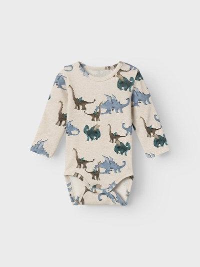 Name it body - Drake - Drakar med vingar - Peyote Melange - Body - MamaMilla