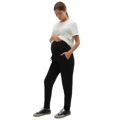 Mamalicious gravidbyxor Lif - Svart - Gravidkläder - MamaMilla