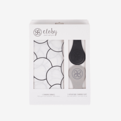 Cloby swaddle och klämma - Svart - Barnvagnstillbehör - MamaMilla